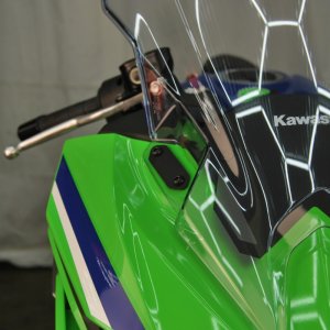 Kawasaki Ninja 500 Block Off Plates - Front - New Rage Cycles - `24-`27